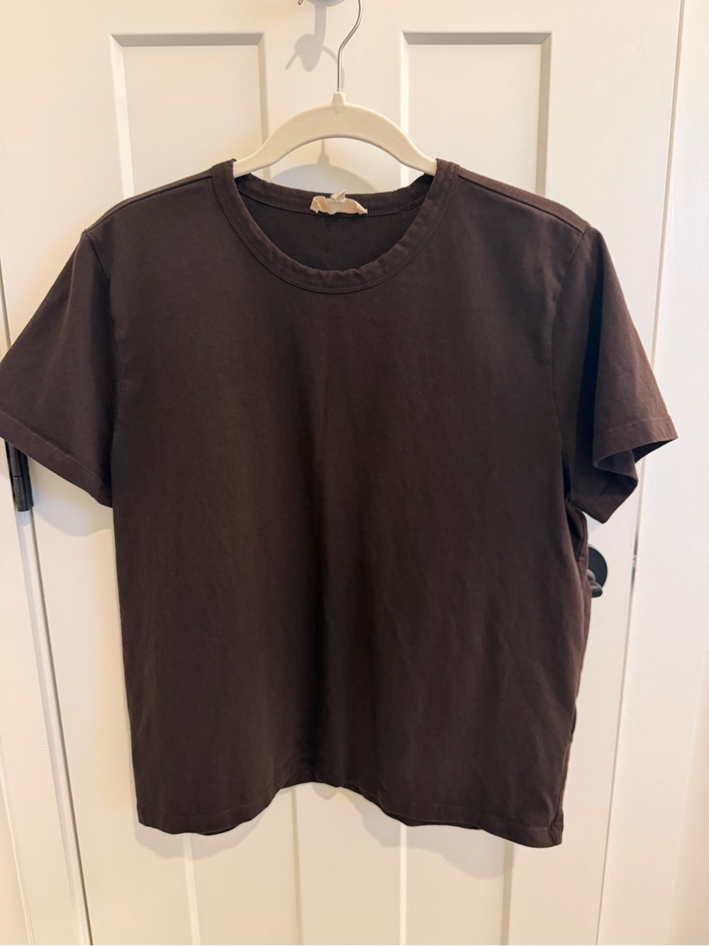 Madewell Classic Women's Short-Sleeve Tee in Dark Brown